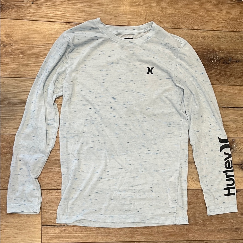 Hurley Men's Sky Blue Long Sleeve Tee